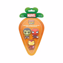Figurine Funko Carrot Pocket POP blister Marvel Spiderman Hulk Iron Man (x3)
