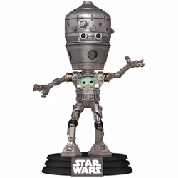Figurine Funko Pop Deluxe The Mandalorian S10 Grogu IG-12