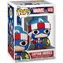Figurine - Funko - Pop Marvel Holiday - Captain America - Édition spéciale - 11 cm - Numéro #1438