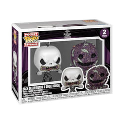 Funko Pop! Keychain: The Nightmare Before Christmas 2pk - Jack Skellington/Oogie - TNBC - Mini-Figurine en Vinyle à Collectionner
