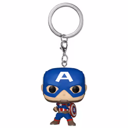 Porte-clé Funko Pop ! Marvel Captain America Classics