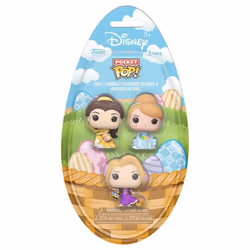 Pack 3 Figurines Funko Pocket Pop Disney Easter Princess