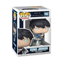 Figurine - Funko Pop! - Solo Leveling - Sung Jinwoo - 95 cm - Vinyle de Haute Qualité - Variante Rare Chase