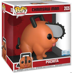 Figurine Funko Pop! Jumbo - FUNKO - N°2035 - Chainsaw Man - Pochita - Multicolore
