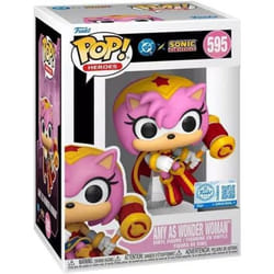 Figurine Funko Pop! N°595 - Jla & Sonic - Amy Rose En Wonder Woman