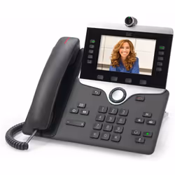 Cisco 8845, Téléphone IP, Noir, Combiné filaire, Polycarbonate, Sur bureau/mural, LCD
