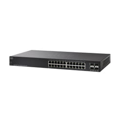 Cisco SG220-28MP Géré L2 Gigabit Ethernet (10/100/1000) Connexion Ethernet, supportant l'alimentation via ce port (PoE) 1U Noir