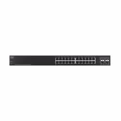 Cisco SG220-28MP Géré L2 Gigabit Ethernet (10/100/1000) Connexion Ethernet, supportant l'alimentation via ce port (PoE) 1U Noir