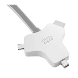 Cisco CAB-HDMI-MUL4K-9M= câble vidéo et adaptateur HDMI Type A (Standard) HDMI + Mini DisplayPort + USB Type-C Argent