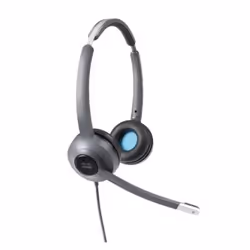 Cisco 522, Avec fil, Bureau/Centre d'appels, 50 - 18000 Hz, Casque, Noir, Gris