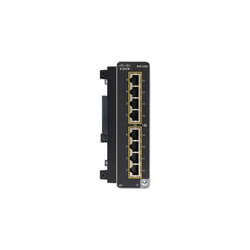 Cisco IEM-3300-8P= commutateur réseau Géré L2 Gigabit Ethernet (10/100/1000) Connexion Ethernet, supportant l'alimentation via ce port (PoE) Noir