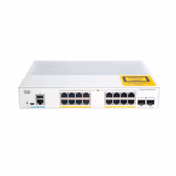 Cisco Catalyst C1000-16P-E-2G-L commutateur réseau Géré L2 Gigabit Ethernet (10/100/1000) Connexion Ethernet, supportant l'alimentation via ce port (PoE) Gris