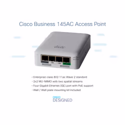 Cisco CBW145AC-E point d'accès réseaux locaux sans fil Gris Connexion Ethernet, supportant l'alimentation via ce port (PoE) - Vue supplémentaire 4