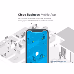 Cisco CBW140AC 867 Mbit/s Blanc Connexion Ethernet, supportant l'alimentation via ce port (PoE) - Vue supplémentaire 5