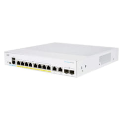 Cisco CBS250-8P-E-2G-EU commutateur réseau Géré L2/L3 Gigabit Ethernet (10/100/1000) Argent