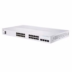 Cisco CBS350-24T-4G-EU, Géré, L2/L3, Gigabit Ethernet (10/100/1000), Grille de montage