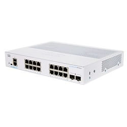 Cisco CBS350-16T-E-2G-EU commutateur réseau Géré L2/L3 Gigabit Ethernet (10/100/1000) Argent