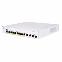 Cisco CBS250-8FP-E-2G-EU, Géré, L2/L3, Gigabit Ethernet (10/100/1000), Grille de montage