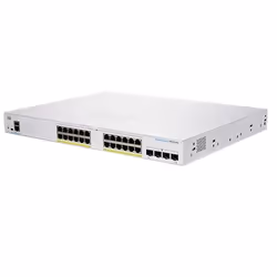 Cisco CBS350-24P-4X-EU, Géré, L2/L3, Gigabit Ethernet (10/100/1000), Grille de montage