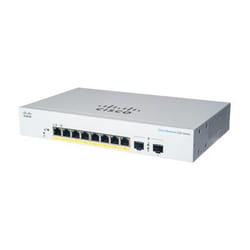 Cisco CBS220-8P-E-2G-EU commutateur réseau Géré L2 Gigabit Ethernet (10/100/1000) Connexion Ethernet, supportant l'alimentation via ce port (PoE) Blanc