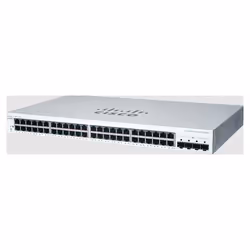 Cisco CBS220-48T-4G, Géré, L2, Gigabit Ethernet (10/100/1000), Grille de montage, 1U