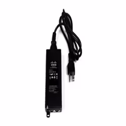 Cisco AIR-PWRINJ7=, 5 Gigabit Ethernet, 10,100,1000,2500,5000 Mbit/s, Noir, 56 V, 100 - 240 V, 50 ~ 60 Hz