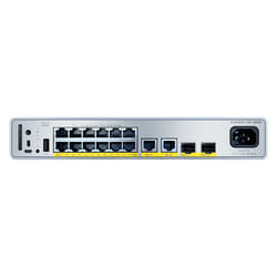 Cisco C9200CX-12P-2X2G-A commutateur réseau Géré Gigabit Ethernet (10/100/1000) Connexion Ethernet, supportant l'alimentation via ce port (PoE)