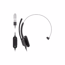 Cisco HS-W-321-C-USBC, Avec fil, 50 - 18000 Hz, 87 g, Casque, Noir