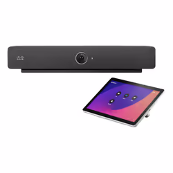 Cisco Webex Room Bar, Système de vidéoconférence de groupe, 12 MP, CMOS, 4K Ultra HD, 5x, Noir