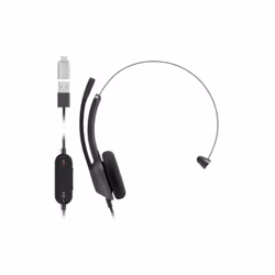 Cisco HS-W-321Q-C-USBC, Avec fil, 50 - 18000 Hz, Bureau/Centre d'appels, 87 g, Casque, Noir