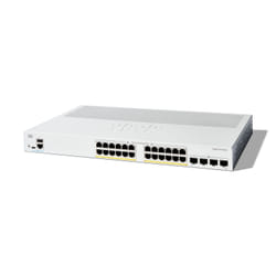 Cisco Catalyst 1200 Géré L2 Gigabit Ethernet (10/100/1000) Connexion Ethernet, supportant l'alimentation via ce port (PoE) 1U Blanc
