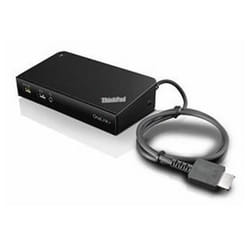 Lenovo 40A40090EU station d'accueil Avec fil USB 3.2 Gen 1 (3.1 Gen 1) Type-A Noir