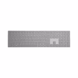 Microsoft Surface keyboard, Taille réelle (100 %), RF sans fil + Bluetooth, Gris