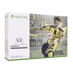 Microsoft Xbox One S FIFA 17, Xbox One S, Blanc, 500 Go, FIFA 17, Secteur, HDMI, Manette de jeu