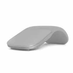 Microsoft Surface Arc Mouse, Ambidextre, Blue Trace, Bluetooth, Argent