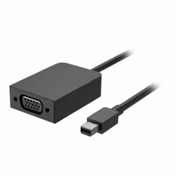 Microsoft Mini DisplayPort/VGA, Mini DisplayPort, VGA (D-Sub), Mâle, Femelle, Noir, 1 pièce(s)