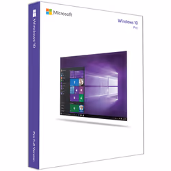 Microsoft Windows 10 Pro, Fabricant d'équipement d'origine (OEM), Français, Produit complètement emballé (FPP), 1 licence(s), ...