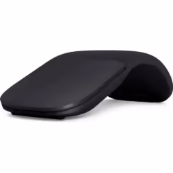 Microsoft SRFC ARC MOUSE CMR SC BLUETOOTHPERP, Ambidextre, Blue Trace, Bluetooth, 1000 DPI, Noir