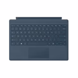 Microsoft Surface Pro Signature Type Cover, QWERTY, Anglais, Trackpad, Microsoft, Surface Pro 3 / 4, Bleu