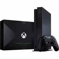 Microsoft Xbox One X 1TB Project Scorpio Edition, Xbox One X, Noir, 8192 Mo, GDDR5, 12288 Mo, HDD