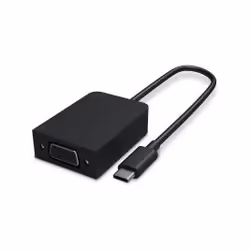 Microsoft Surface USB-C/VGA Adapter, VGA (D-Sub), USB Type-C, Mâle, Femelle, Noir, 1 pièce(s)