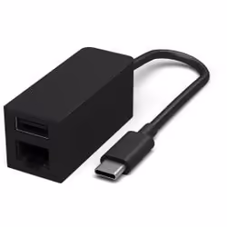 Microsoft Surface USB-C/Ethernet-USB Adapter, USB C, 0,16 m, 1 pièce(s)