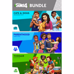 Microsoft The Sims 4 Bundle: Cats & Dogs, Parenthood, Toddler Stuff, Module complémentaire de jeu vidéo, Xbox One, The Si ...