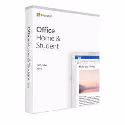 Microsoft Office Home &amp; Student 2019, Office suite, Complète, 1 licence(s), Licence, Français, 4000 Mo