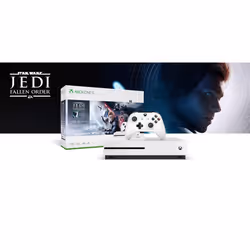 Microsoft Xbox One S + Star Wars Jedi: Fallen Order 1 To Wifi Blanc