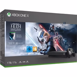 Microsoft Xbox One X Star Wars Jedi: Fallen Order Bundle, Xbox One X, Noir, 8000 Mo, GDDR5, GDDR5, 12000 Mo