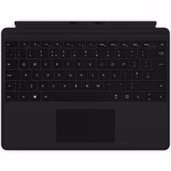 Microsoft Surface Pro X Keyboard, QWERTZ, Allemand, Trackpad, Microsoft, Surface Pro X, Noir