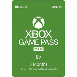 Microsoft Xbox Game Pass, PC, PC, 3 mois