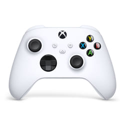 Microsoft Xbox Wireless Controller White Blanc Bluetooth/USB Manette de jeu Analogique/Numérique Xbox Series S, Xbox Series X, Xbox One, Xbox One S, Xbox One X