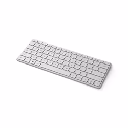 Microsoft Designer Compact Keyboard, Bluetooth, AZERTY, Blanc